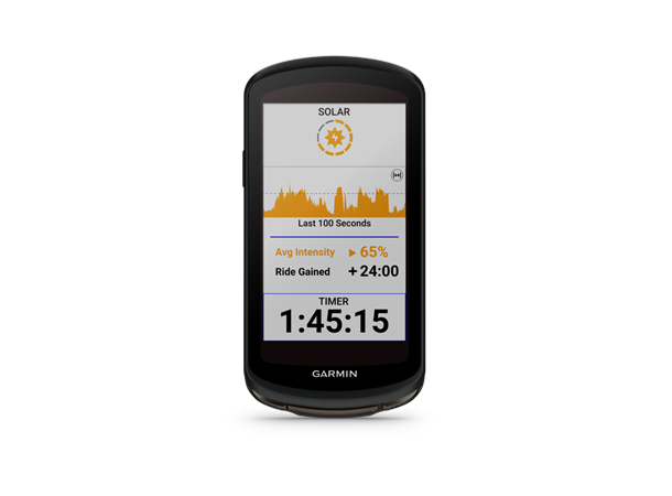 Garmin Edge 1040 Solar Sykkelcomputer Smart GPS Sykkelcomputer - Kun Enhet 