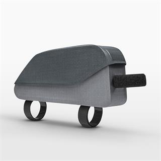 Helsport Gravel SL 1L Top Tube Bag Minimalistisk sykkelveske Stone Grey/Sun