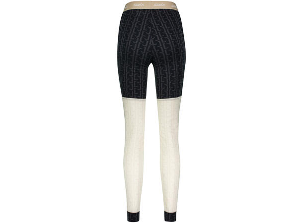 Swix Dame Legacy bodywear Bukse L Stillongs i merinoull - Snow White 