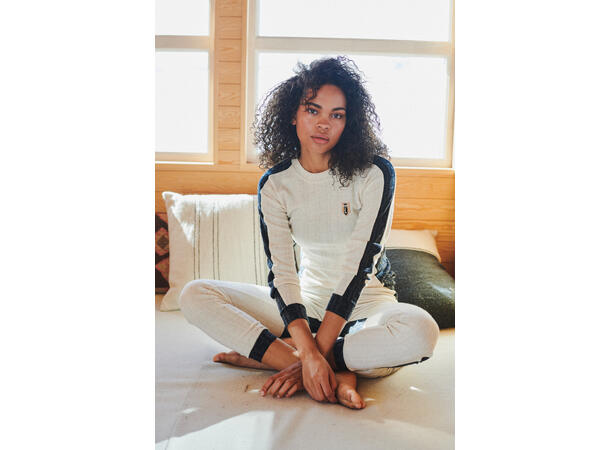 Swix Dame Legacy bodywear Bukse L Stillongs i merinoull - Snow White 