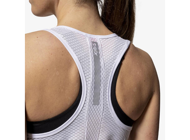 Swix Dame Singlet Roadline L Singlet til trening og rulleski White 