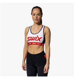 Swix Dame Sport-top Roadline Sports-BH Bright White/Fiery Red