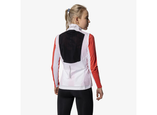 Swix Dame Vest Pace Wind M Løpevest med vindbeskyttelse BrightWhite 