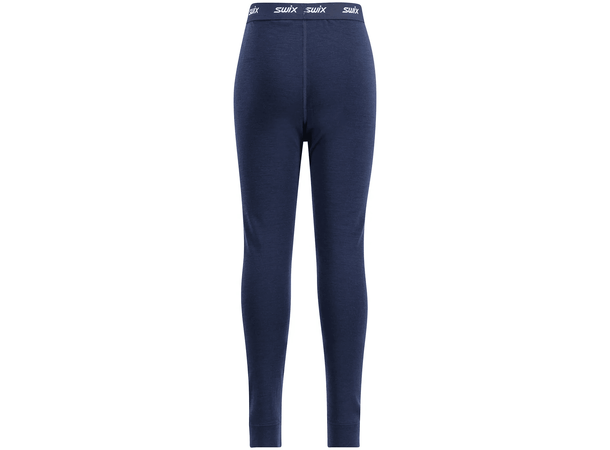 Swix Jr Bukse RaceX Merino 134/140 Ullbukse til barn Dark navy 