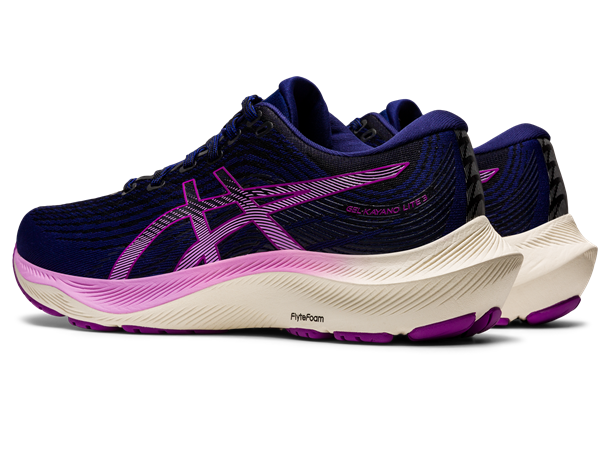 Asics Dame Sko Gel-Kayano Lite 3 40 Lett mengdetreningssko Dive Blue/Orchid
