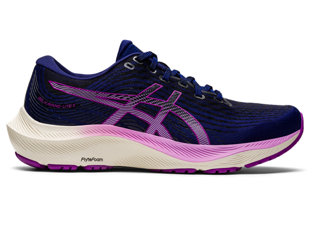 Asics Dame Sko Gel-Kayano Lite 3 40 Lett mengdetreningssko Dive Blue/Orchid