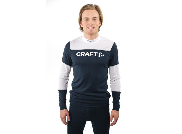 Craft Herre NOR Baselayer sett M Superundertøy sett til herre Blaze-White 