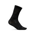 Craft Sokker Core Wool Liner 2pck 46-48 Tynn og varm ullsokk til langrenn Black