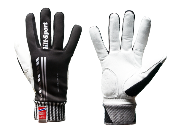 Lill-Sport Legend Thermo Slim hanske 5 Aktiv varm langrennshanske- Black 22 mod