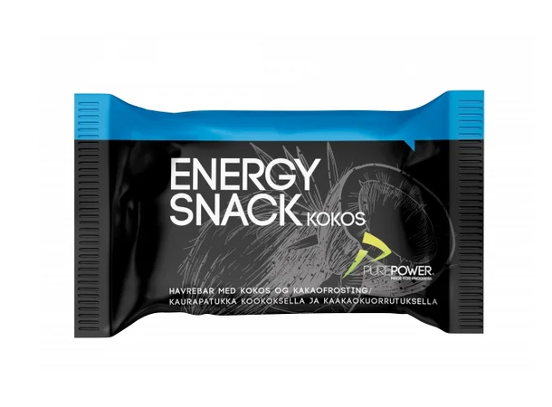 PurePower Energibar Coconut/Chocolate Velsmakende energibar, 60g 