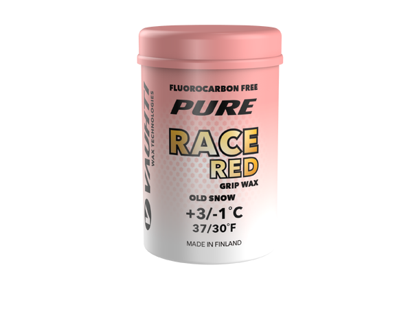 Vauhti PURE RACE OS RED Festevoks rød  eldre finkornet snø. Mild 