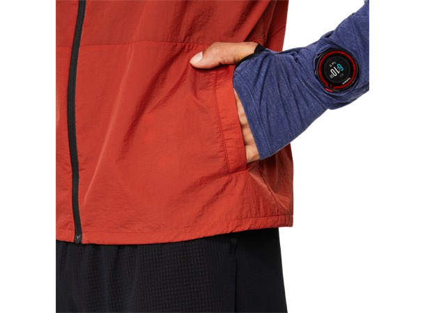 Asics Herre Vest MetaRun Packable S Yttervest for løping - Spice Latte 
