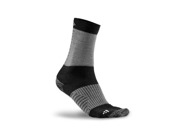 Craft Sokker XC Training  34-36 Slitesterk langrennssokk med ull Black 