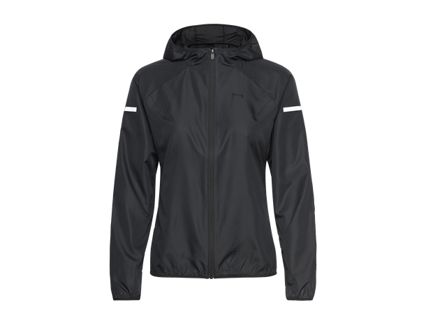 Johaug Jakke Windguard 2.0 M Lett treningssjakke med hette Black 