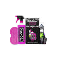 MUC-OFF Clean, Protect, Lube kit 400 ML Vaske- og oljekit til sykkel
