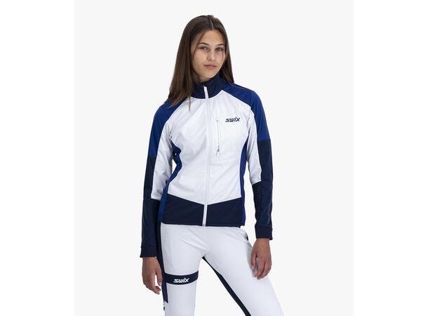 Swix Dame Dynamic Jakke M Skijakke i softshell - Bright White 