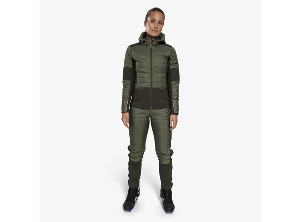 Swix Dame Jakke Horizon S Teknisk og varm skijakke Olive/Darkolive 