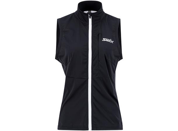 Swix Dame Quantum Performance Vest M Allsidig treningsvest - Black 