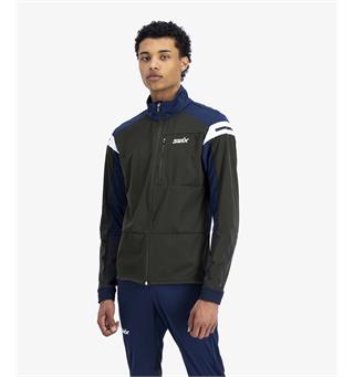 Swix Herre Dynamic Jakke Skijakke i softshell - Dark Olive