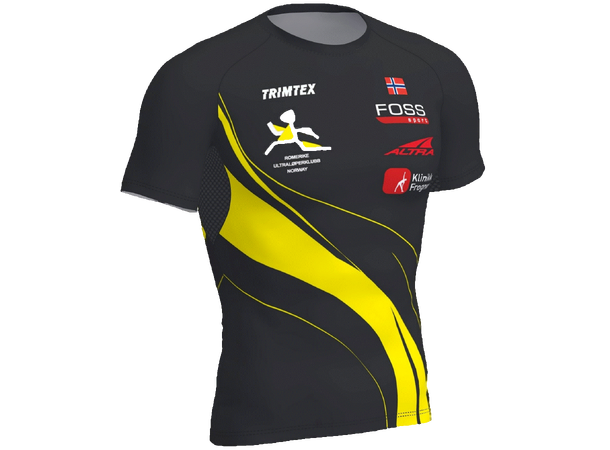 Trimtex Fast T-Shirt SS Dame L Klubbtøy Romerike Ultraløperklubb 