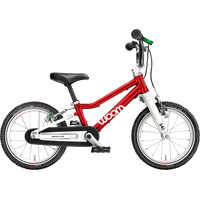 Woom 2 14" Anniversary Red Barnesykkel Jubileumsutgave av Woom 2 med pumpe