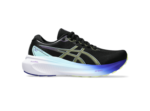 Asics Dame Løpesko Gel-Kayano 30 36 Populær pronasjonssko Black/Glow Yellow