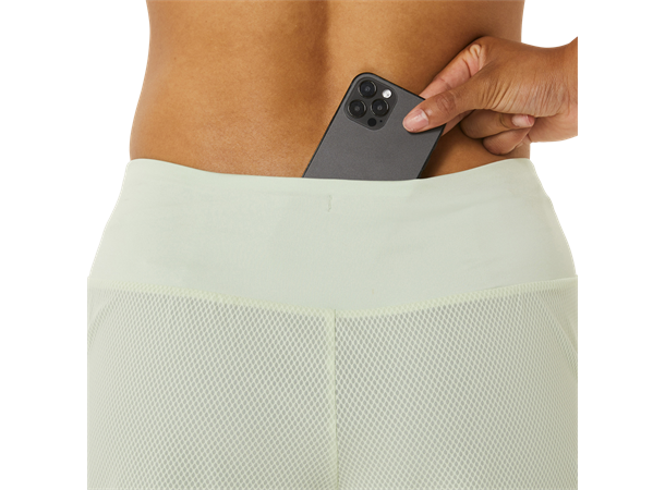 Asics Dame Shorts Ventilate 2in1 3.5in M Lett og pustende løpeshorts WhisperGreen 
