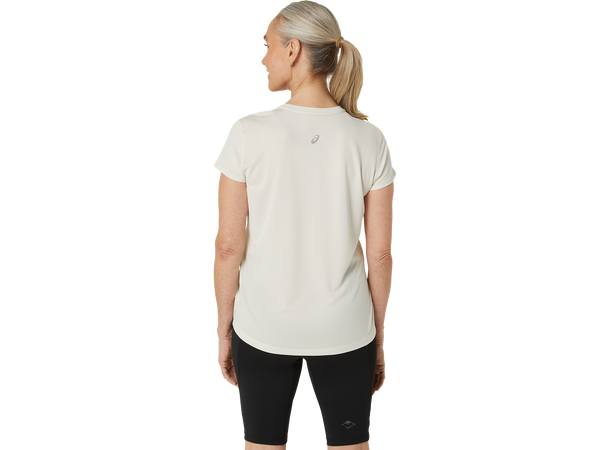 Asics Dame Top Fujitrail Logo SS M BIRCH 