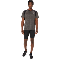 Asics Herre Top Road SS Kortermet l&#248;petr&#248;ye PEBL