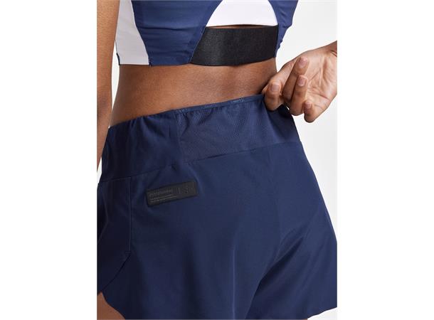 Craft Dame Shorts Pro Hypervent Split L Lett og teknisk god løpeshorts Blaze 