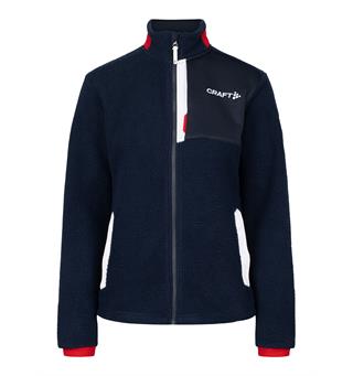 Craft Dame VM Fleece 2023 Varm-og allsidig pile-fleecejakke Blaze