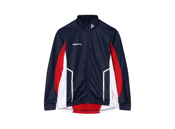 Craft Jr Jakke NOR Warm Club 134/140 Varm skijakke til junior -  Blaze 