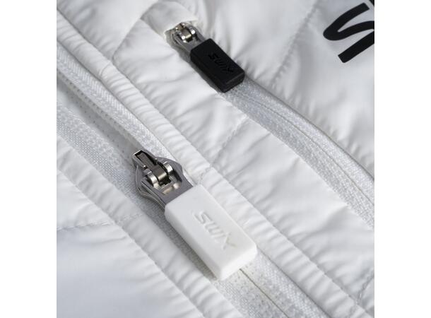 Swix Dame Jakke Dynamic Hybrid Ins L Varm langrennsjakke Bright White/Black 