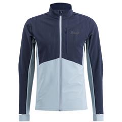 Swix Herre Jakke Pace Hybrid Midlayer Mellomlags l&#248;pejakke til herre Dark navy