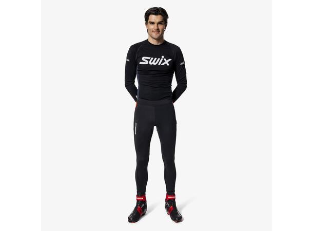 Swix Herre Tights Roadline XL Teknisk tights med refleksdetaljer 
