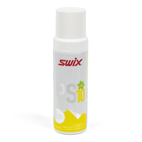 Swix PS10 Liq. Yellow 0&#176;C/10&#176;C, 80ml Fluorfri flytende glider for varme dager