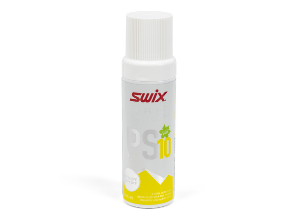 Swix PS10 Liq. Yellow 0°C/10°C, 80ml Fluorfri flytende glider for varme dager 