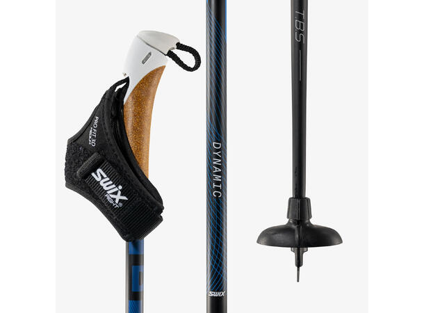Swix Skistav Dynamic D2 160 cm Solid skistav til tur og lett trening 