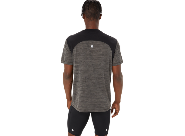 Asics Herre Top Road SS M Kortermet løpetrøye PEBL 