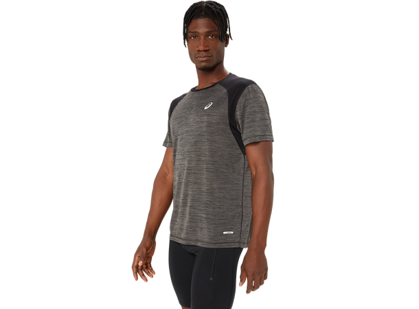 Asics Herre Top Road SS M Kortermet løpetrøye PEBL 
