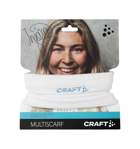 Craft Fleecehals White OS Myk og behagelig hals i fleece