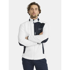 Craft Herre NOR Explore Pile Fleece Fleecejakke White / Blaze