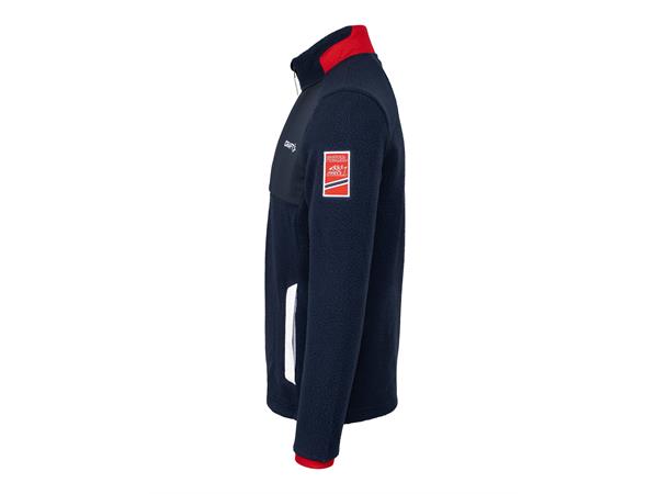 Craft Herre VM Fleece 2023 M Varm-og allsidig pile-fleecejakke Blaze