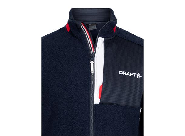 Craft Herre VM Fleece 2023 M Varm-og allsidig pile-fleecejakke Blaze