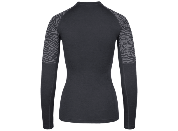 Johaug Trøye LS Elevate Wool XL Myk og varm ulltrøye TBLCK 