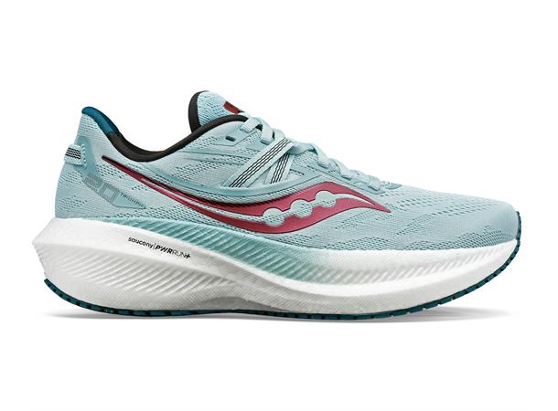 Saucony Dame Løpesko Triumph 20 38 Mengdesko med god demping Mineral/Berry