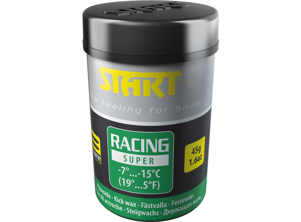 Start Racing Super Grønn -7*/-15* 45g Fluorfri Festevoks til norske forhold 