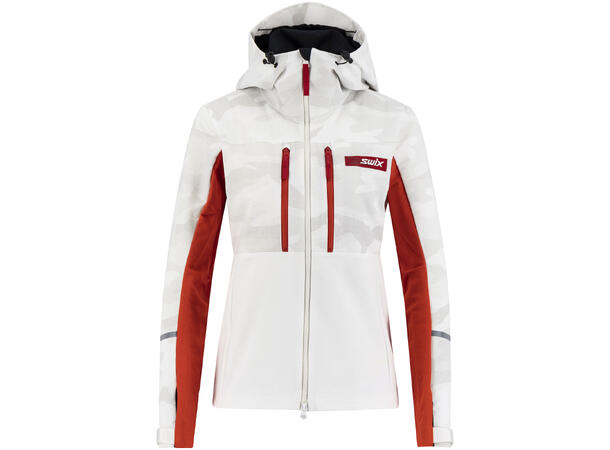 Swix Dame Surmount Softshield Jakke M Vind og vannavvisende jakke Bright White 
