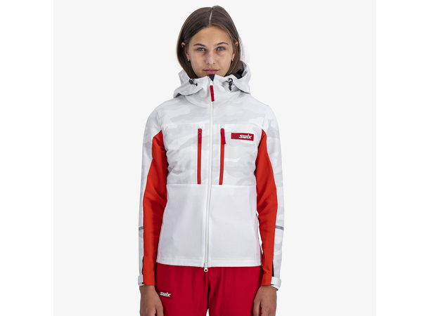 Swix Dame Surmount Softshield Jakke M Vind og vannavvisende jakke Bright White 