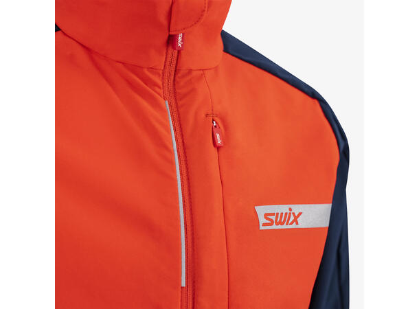 Swix Junior Jakke Roadline Wind 128 Lett treningsjakke til junior 